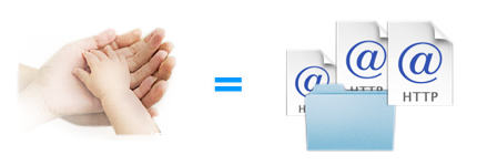 ホームページは子供